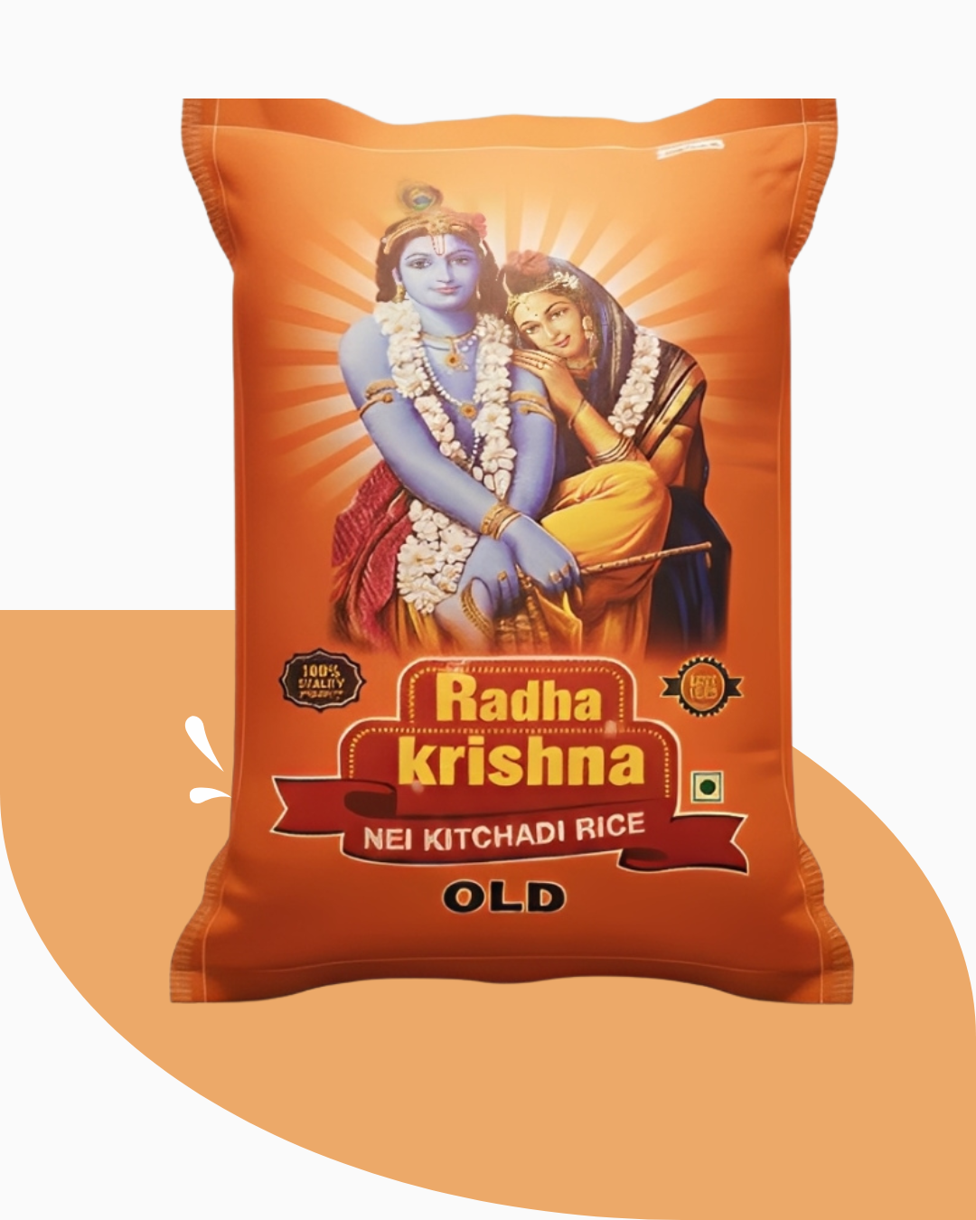 Nei Kitchadi Rice – Boiled Rice Orange